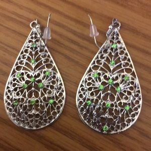 Paparazzi Green Dangle Earrings